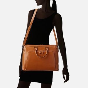 LODIS Los Angeles Audrey Under Lock & Key Brera RFID Leather Briefcase